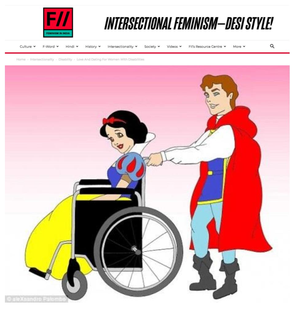 Articles on Disability and Sexuality from Feminism in India Magazine
